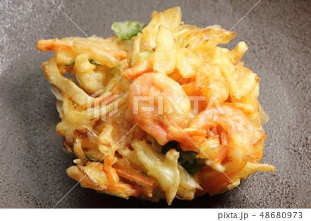 かき揚げ天ぷら かき揚げ天ぷら 48680973