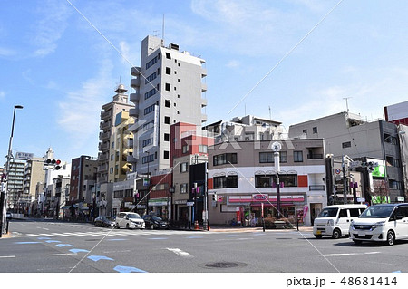 東京都 森下駅前の街並み 東京都 森下駅前の街並み 48681414