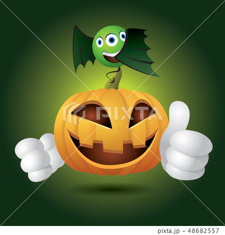 キャラクター カボチャ ズッキーニ 48682557