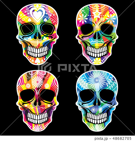 スケルトン 恐怖 キャラクター 48682705