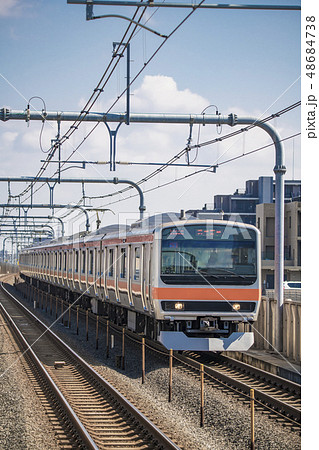 【武蔵野線 231系 越谷レイクタウン駅】 【武蔵野線 231系 越谷レイクタウン駅】 48684738