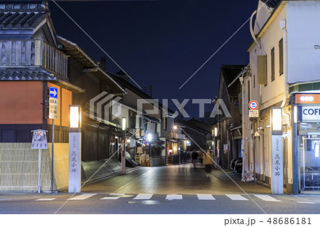 京都・夜の祇園・花見小路 48686181