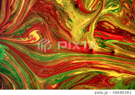 Colorful acrylic paint stains close-up macro Colorful acrylic paint stains close-up macro 48686361