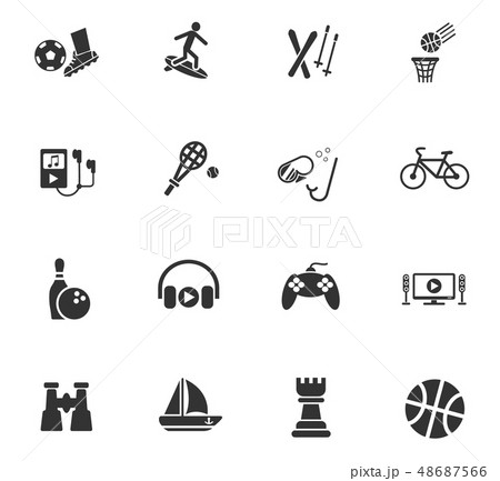 leisure icon set leisure icon set 48687566