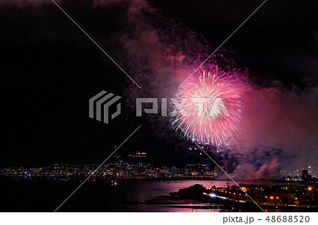 (長野県)諏訪湖祭湖上花火大会 (長野県)諏訪湖祭湖上花火大会 48688520