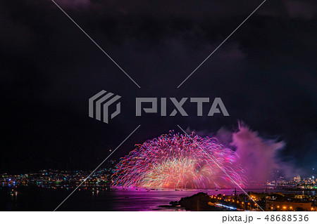 (長野県)諏訪湖祭湖上花火大会 (長野県)諏訪湖祭湖上花火大会 48688536