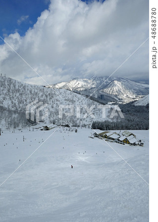 神立高原スキー場 ヘラクレス上部から見るポルックス(メインゲレンデ) 48688780