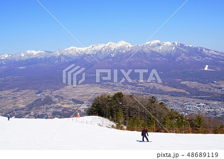 富士見パノラマリゾート ゴンドラ山頂駅 八ヶ岳展望台 富士見パノラマリゾート ゴンドラ山頂駅 八ヶ岳展望台 48689119