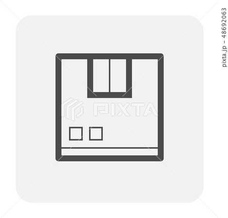 carton box icon 48692063