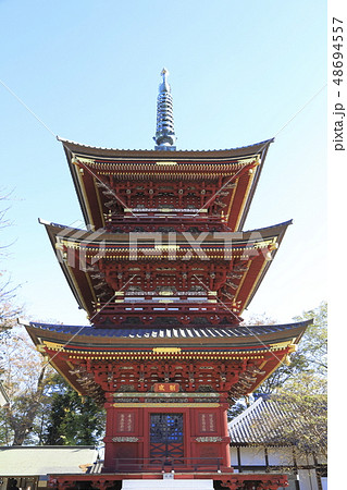 板橋不動尊 三重塔 茨城県つくばみらい市 板橋不動尊 三重塔 茨城県つくばみらい市 48694557