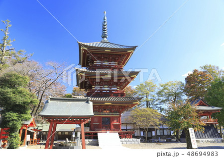 板橋不動尊 三重塔 茨城県つくばみらい市 板橋不動尊 三重塔 茨城県つくばみらい市 48694983