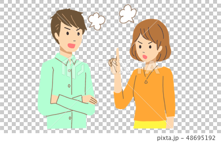 喧嘩するカップル 喧嘩するカップル 48695192