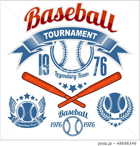 American baseball emblem American baseball emblem 48696346