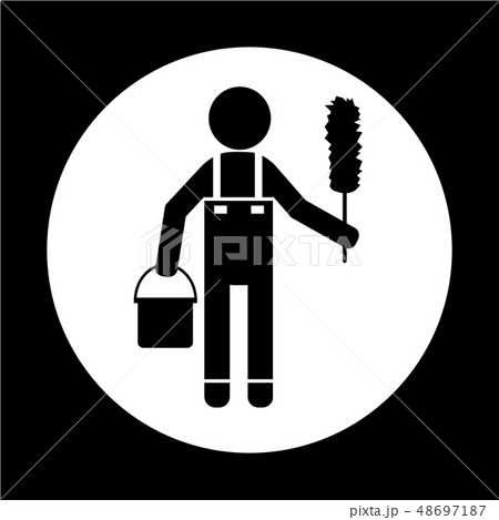 Cleaner Man icon 48697187