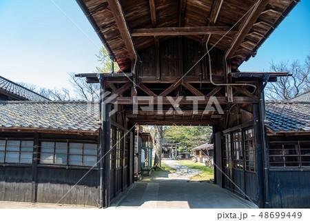 山形県 酒田市 山居倉庫 三居稲荷神社 山形県 酒田市 山居倉庫 三居稲荷神社 48699449