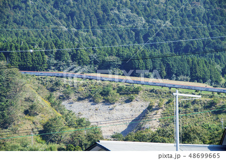 採石場のベルトコンベヤー 48699665