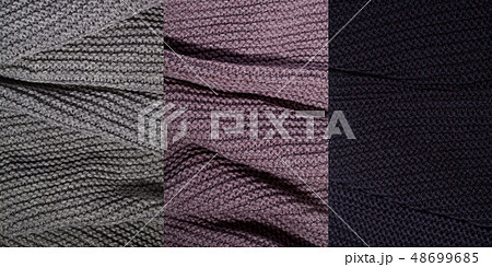 Knitted textures background Knitted textures background 48699685