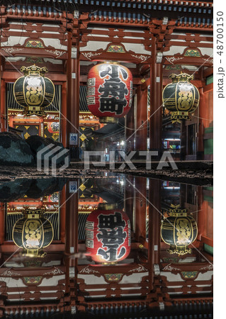 浅草 浅草寺 夜景 浅草 浅草寺 夜景 48700150