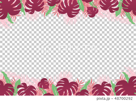 Tropical plant frame 48700292