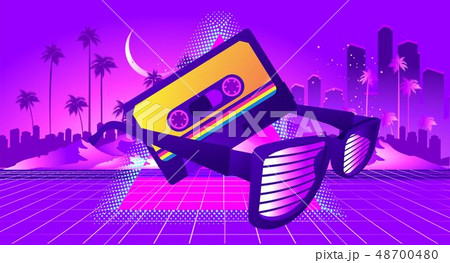 retro party wave 48700480