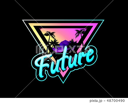vector tropical landscape 48700490