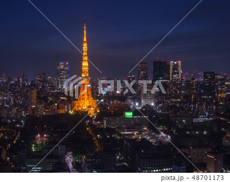 東京タワーの夜景 48701173