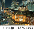 東京駅の夜景 48701353