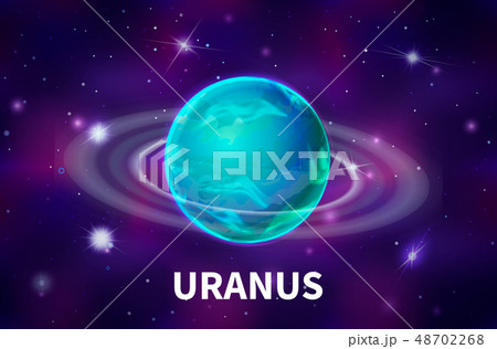 Realistic Uranus planet Realistic Uranus planet 48702268