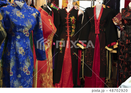 many japanese kimono dress at the market 48702920