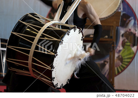 Japanese drummer in action 48704022