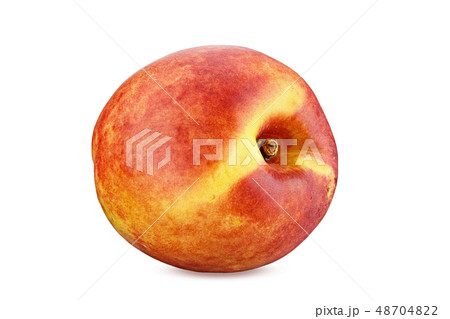 nectarine isolated on white background 48704822