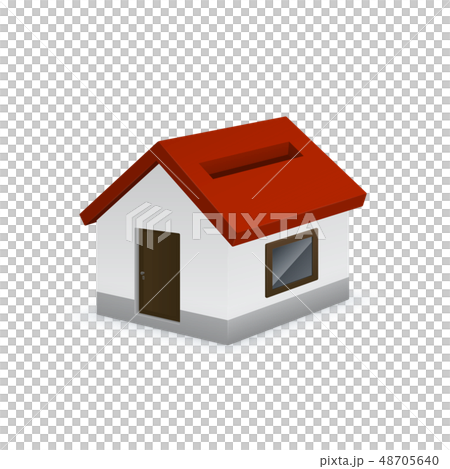 House shaped piggy bank icon House shaped piggy bank icon 48705640