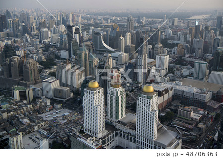 THAILAND BANGKOK CITY SKYLINE SUNRISE THAILAND BANGKOK CITY SKYLINE SUNRISE 48706363