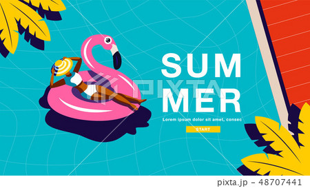 Summer Holiday, Poster , Banner, sunshine 48707441