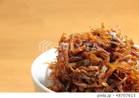 いかなごの釘煮。(瀬戸内海東部沿岸部の郷土料理) 48707613