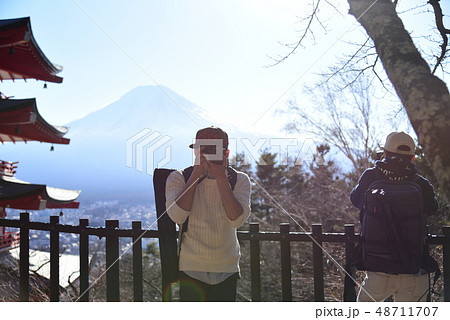 【富士山】 人物 静岡 富士山 撮影会 新倉山浅間公園 【富士山】 人物 静岡 富士山 撮影会 新倉山浅間公園 48711707