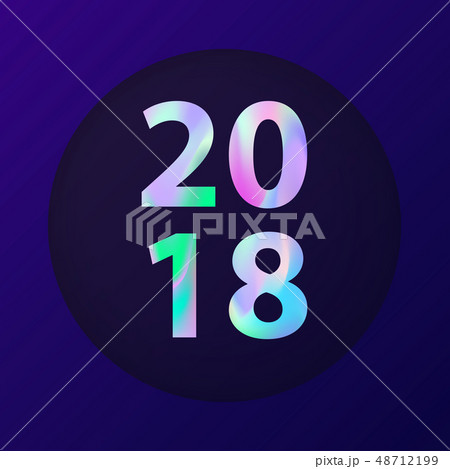 New Year greeting card. Vector illustration 48712199