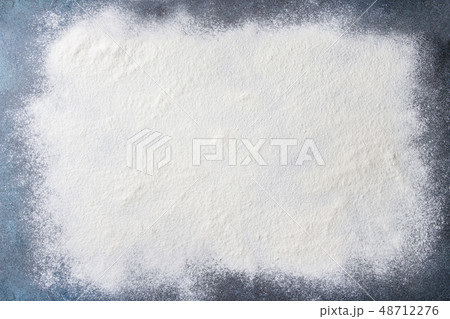 Variety of flour and grains 48712276