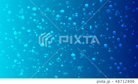 Cerulean Clear Desktop with Drops or Bubbles 48712806