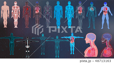 X-Ray Body Collections in Futuristic HUD SCI Style 48713163