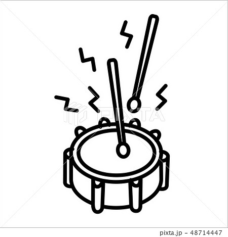 Drum Music Instrument Icon And Vector Illustrationのイラスト素材