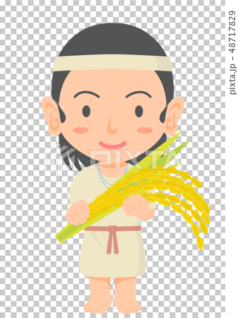Female harvest of the Yayoi period 48717829