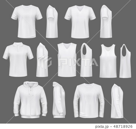 T-shirt and windcheater, polo hoodie, male clothes 48718926