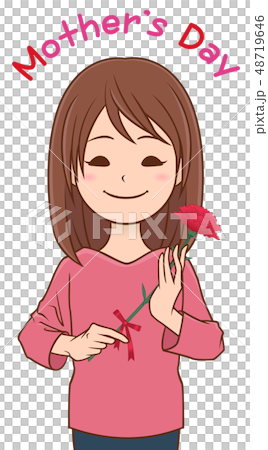 Carnation with Mother's Day Mother 48719646