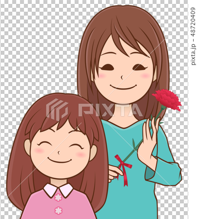 Mother and daughter Carnation Mother and daughter Carnation 48720409