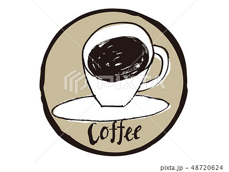coffee　筆文字 48720624