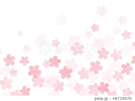 桜 和紙 テクスチャ 春 和風 背景 ピンクのイラスト素材