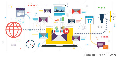 Email marketing and business communication Email marketing and business communication 48722049