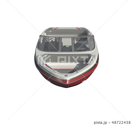 Powerboat Isolated on white background 3d illustration 48722438