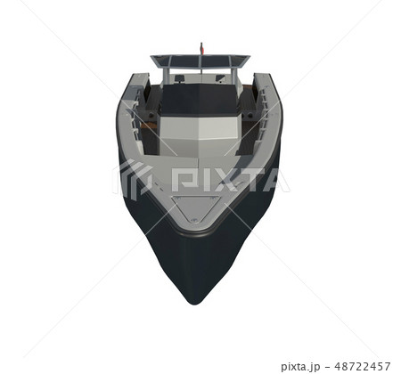 Powerboat Isolated on white background 3d illustration 48722457